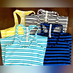 Lululemon Cool Racerback Tanks - Lot of 4 - size 4 EUC